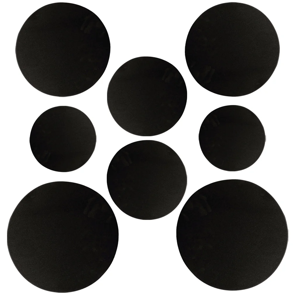 

8Pcs Drum Mute Replacement Pads Soft Foam Material for Snare Drum Practice Quiet Drumming Sound Control Pad Percussion
