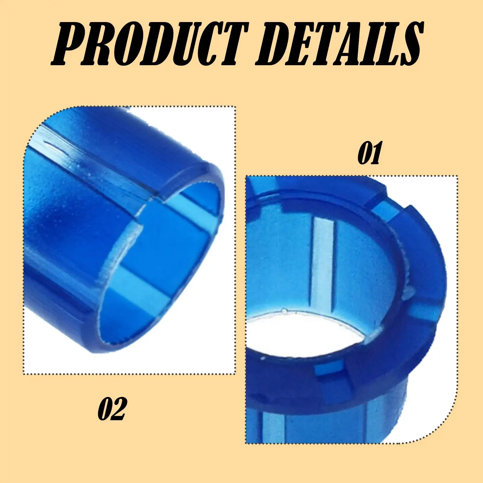 4 قطع جلبة ربط ناقل الحركة باللون الأزرق لتويوتا لـ supra 87-98 #5