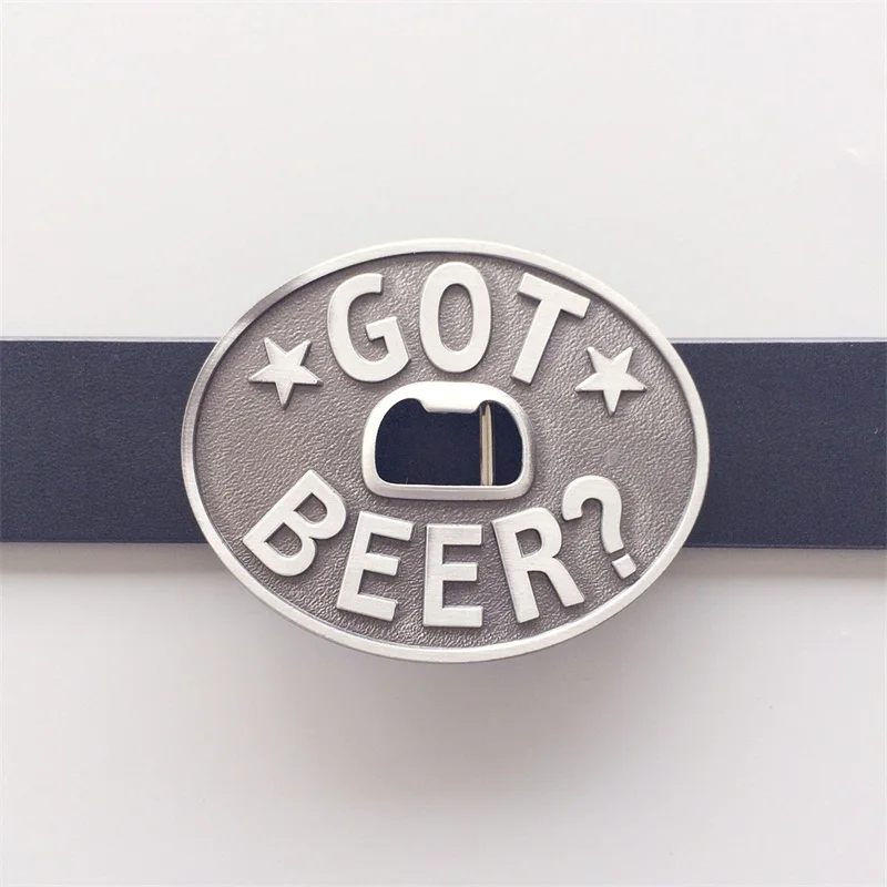 جديد خمر نمط البيضاوي حصلت البيرة فتاحة الزجاجات حزام مشبك Gurtelschnalle Boucle de ceinture BUCKLE-OC052AS