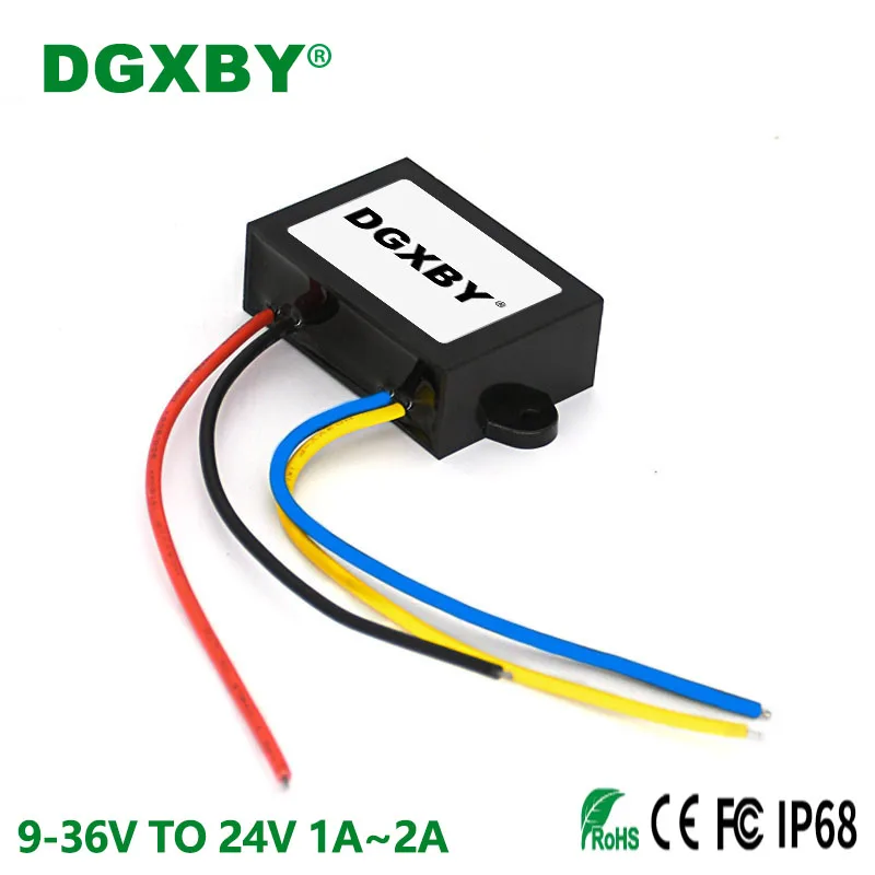 Lsolated 12V24V36V48V TO 24V 1A 2A 3A 5A 8A 10A DC Power Converter 9V~60V TO 24V Vehicle Equipment Step-down Module CE FCC