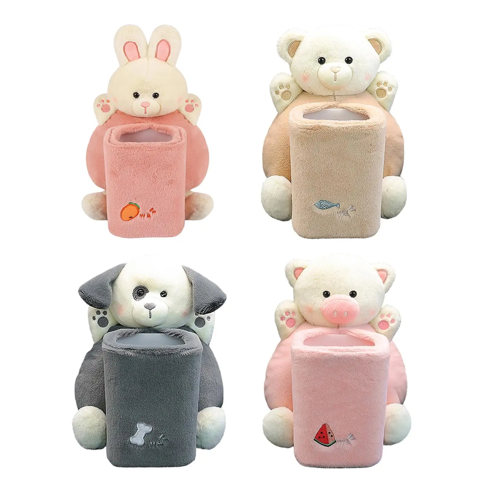

2 in1 Cute Cartoon Car Tissue Box Accessories for Car Living Room