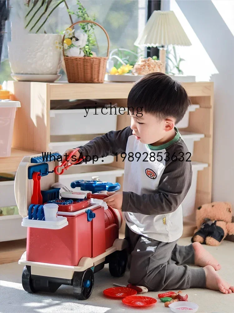 ABC 어린이날 놀이집 3-6세용 기차 미니 주방 세트