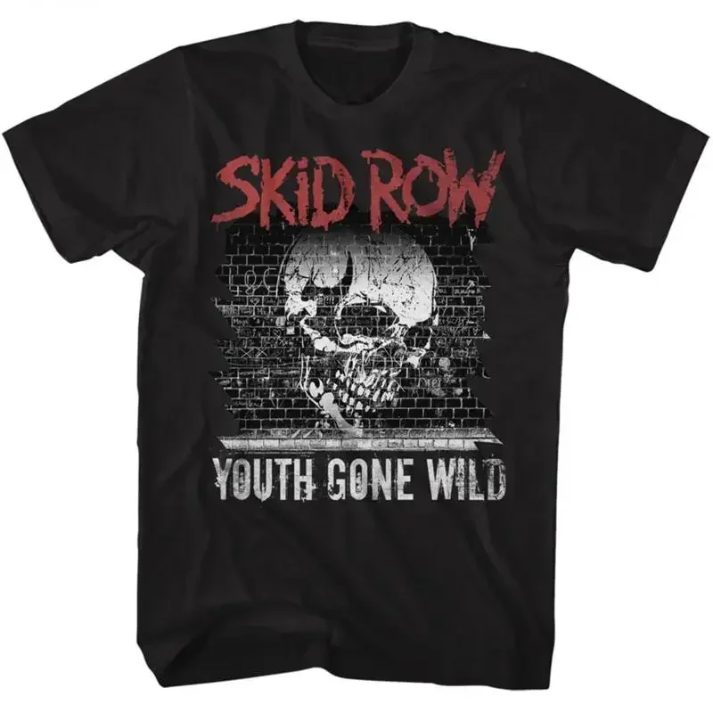 SKID ROW cd lgo Youth Gone Wild SKULL GRAFFITI SHIRT XL New slave grind