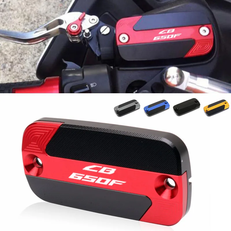 دراجة نارية CNC الجبهة سائل الفرامل خزان النفط كأس غطاء أسطوانة رئيسية غطاء ل CB650F CBR650F CB 650F CBR 650F 2014-2023