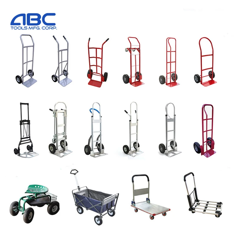 250Kg trolley heavy industrial garden steel trolley for two-wheeled  hand trucks