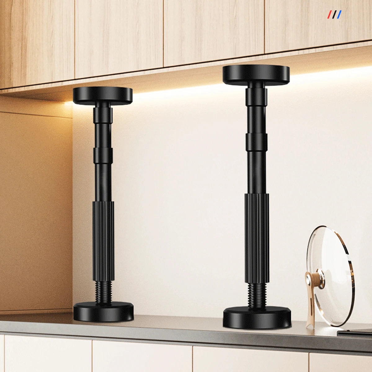 

Adjustable Bed Frame Anti-Shake Kit, Bed Stabilizer Bar, Headboard Stoppers & Support Rod to Prevent Movement, Easy Installation