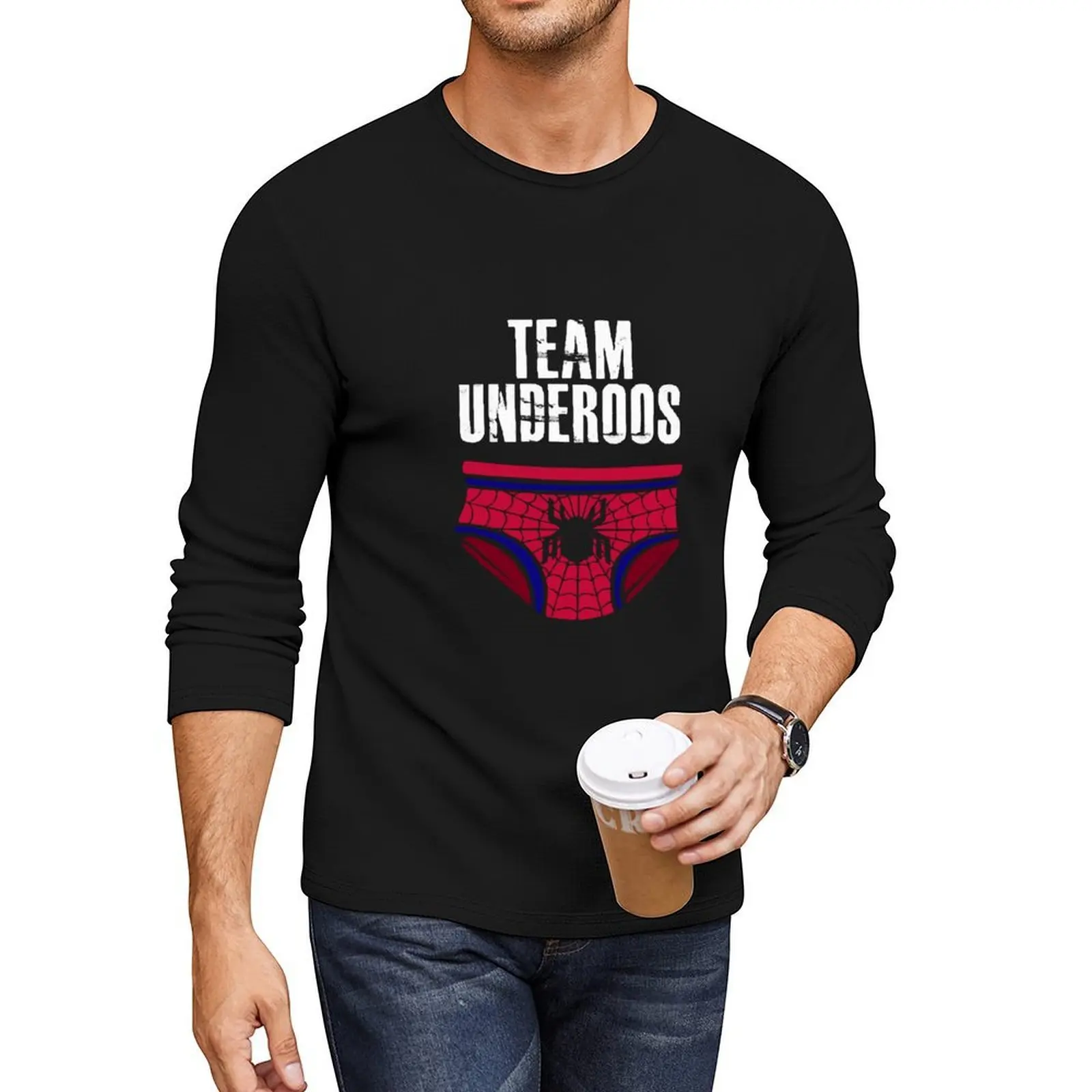 

Team Underoos Long T-Shirt boys white t shirts quick-drying t-shirt sweat shirts shirts graphic tees T-shirt men