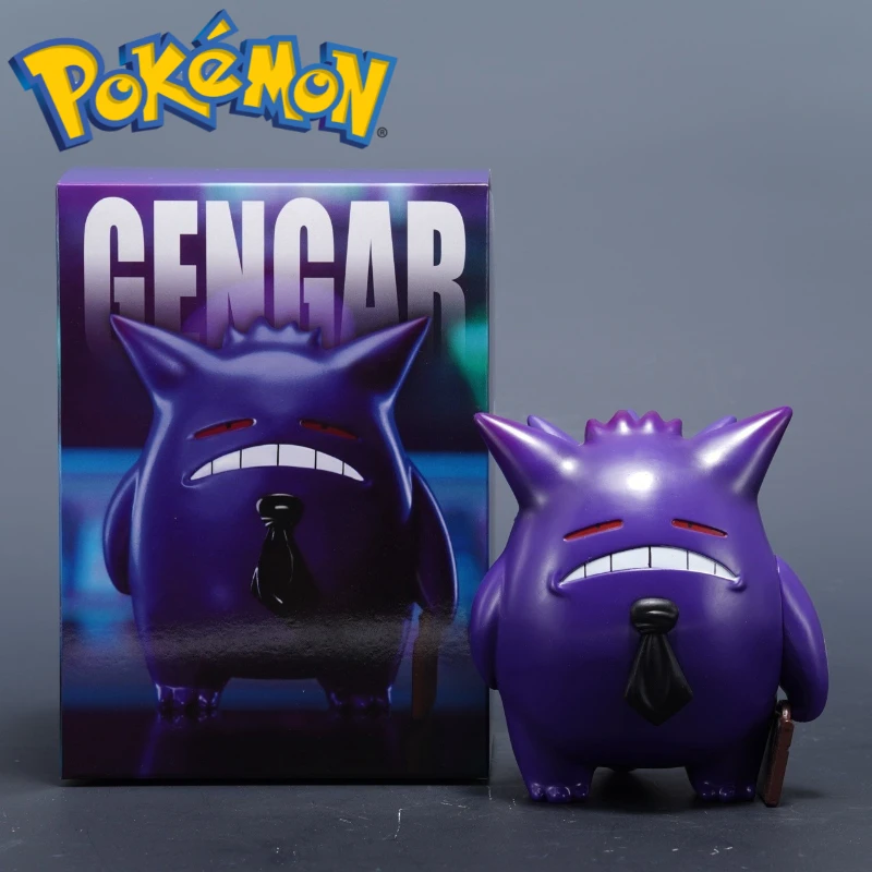 

Pokemon Fighter Gengar Model Anime Tie Gengar Desktop Decoration Ornament Cartoon Figure Children's Toy Statue Birthday Gift