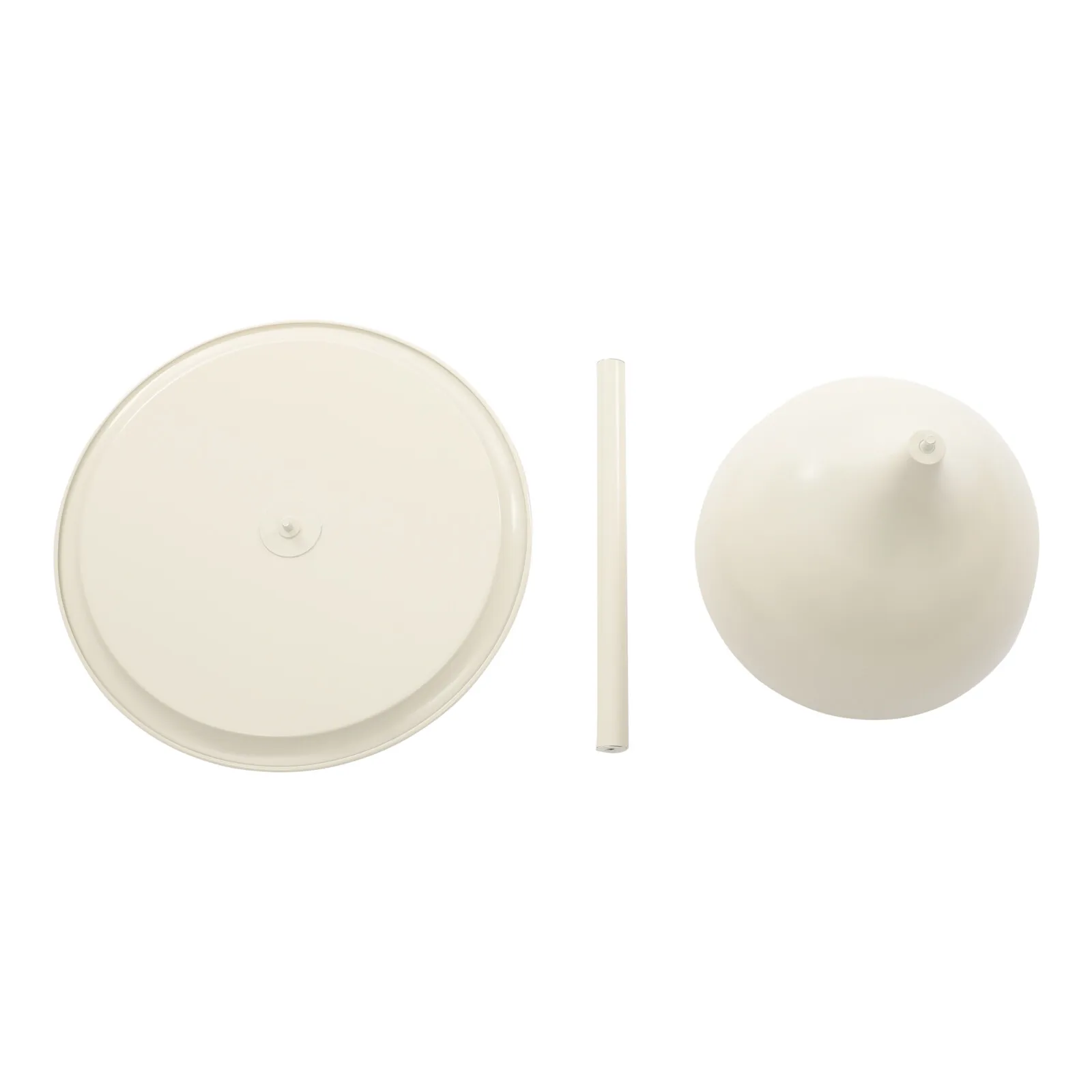 طاولة جانبية حديثة من الحديد لغرفة المعيشة، طاولة بجانب السرير مستديرة باللون الأبيض الكريمي