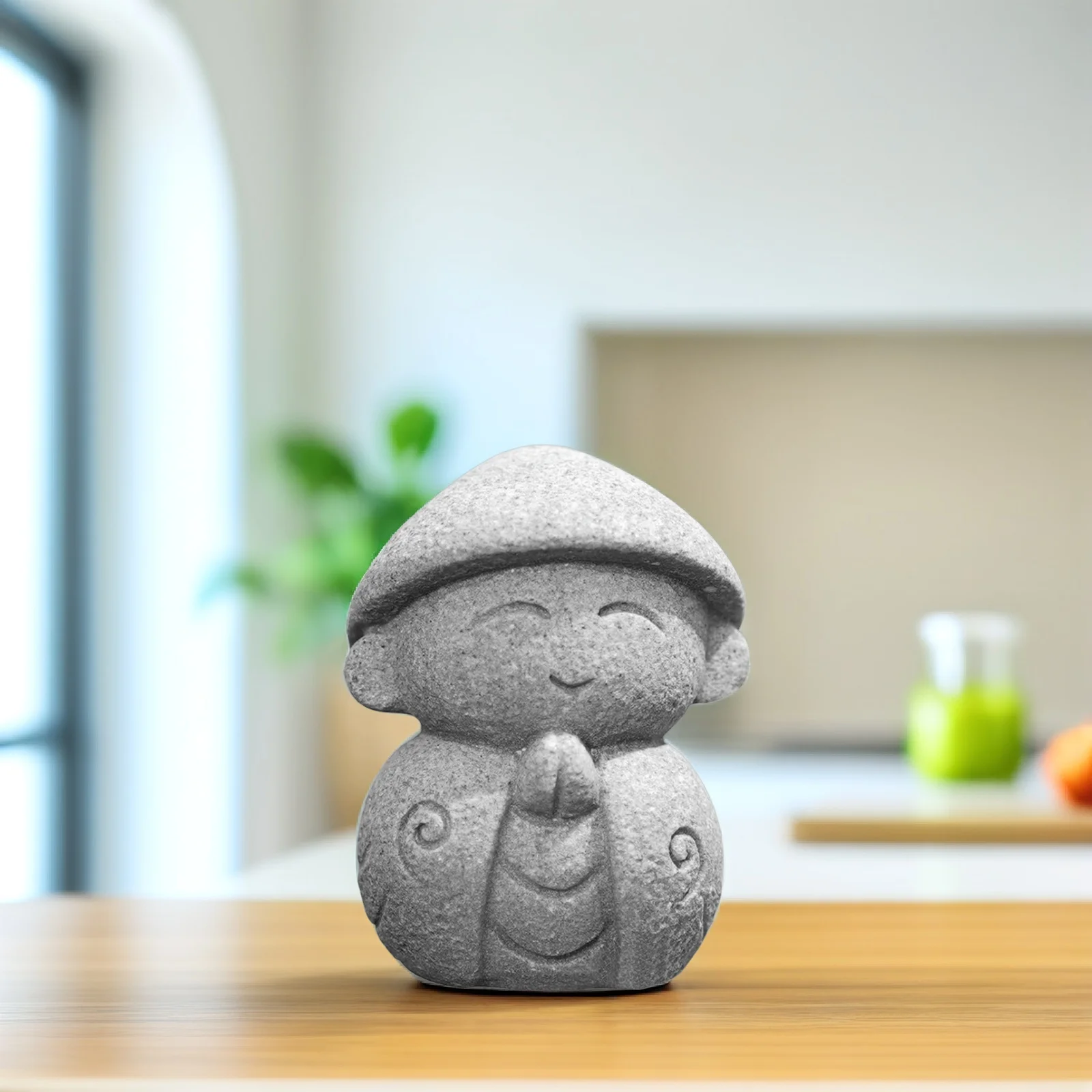 

Stone Maitreya Buddhas Small Buddha Decor Stable Stone Buddha Ornament Creative Compact Office Desktop Decoration