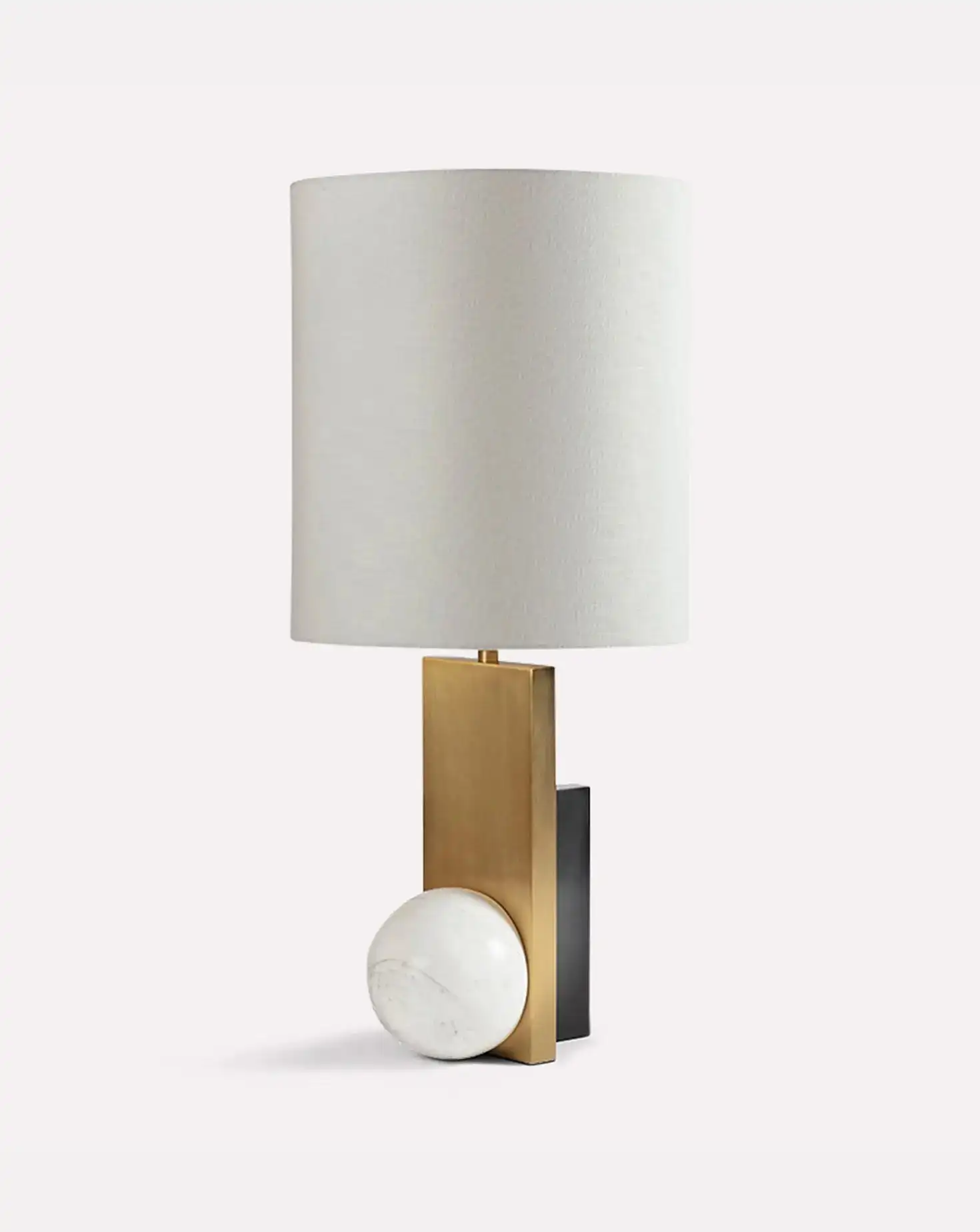 Light Luxury Natural Marble Table Lamp Modern Simple Living Room Bedroom Bedside LED Table Lamps
