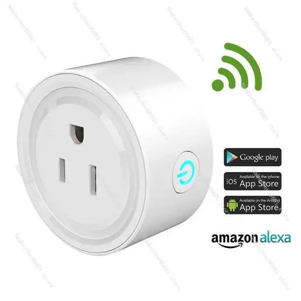 Tuya Smart Life App Mini Plug Socket Wifi Enabled  Smart Plug Works with Alexa 10A Smart Plug