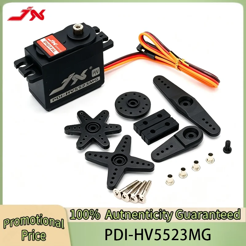Servomoteur JX PDI-HV5523MG 23KG 8.4V 0.16 Sec à Engrenages Métalliques Standard pour Voitures RC 1:8 1:10, Robots, Avions - Amélioration PDI-6225MG-300 HV