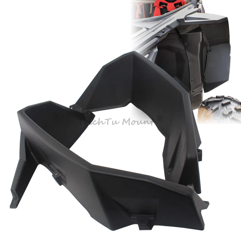 UTV Front Fender Flares Wider Extended Front Mudguard For Polaris RZR XP 1000 Turbo S Trail 900 2 or 4 Seater 2014-2024 #2881985