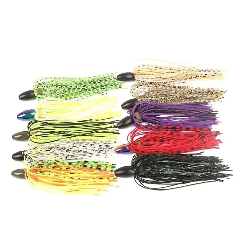 

2pcs 2025 5g 7.5cm Sinker Spinner Bait Copper Material Wobbler Action Spinner Lure Spinner Design Buzzbait Wobbler Pike Fishing