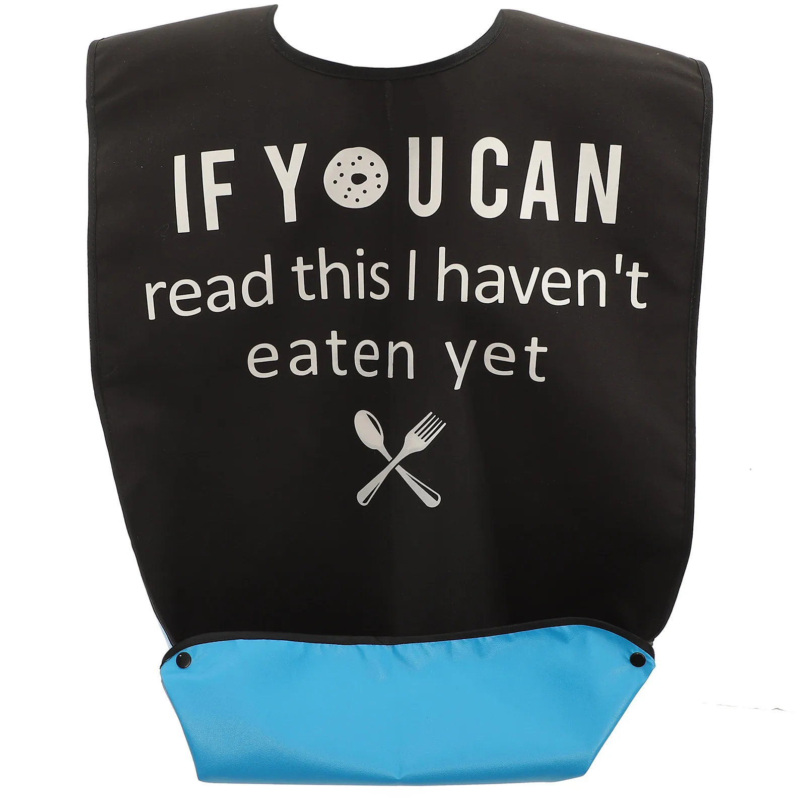 

Waterproof Bibs for Adults Dinner Apron Reusable Washable Clothing Protector Elderly Bibs Sticky Band Adjustable Lightweight