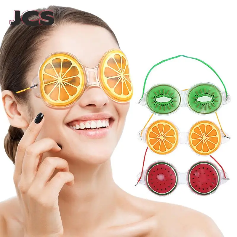 Fruit Ice Compress Sleeping Eye Mask Relieve Fatigue Remove Dark Circle Cooling Relaxation Cute Eye Mask Eye Care Tools