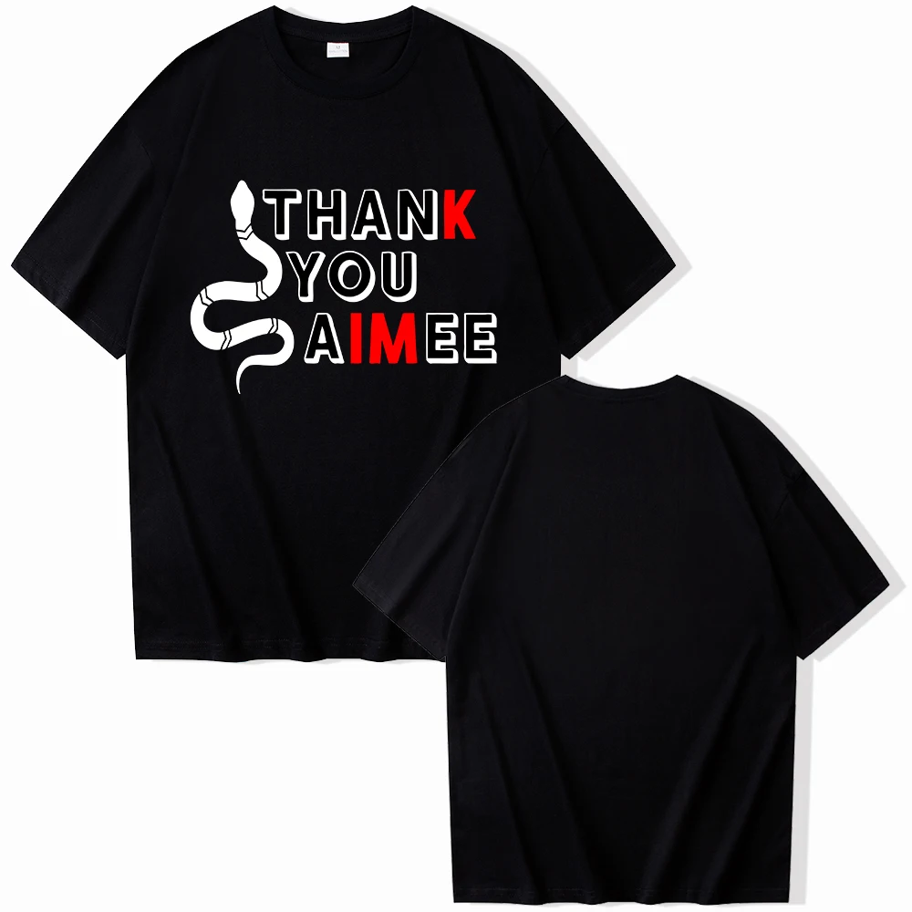 thanK u aIMee TTPD KIM O-Neck Short Sleeve Shirts Fans Gift Tops