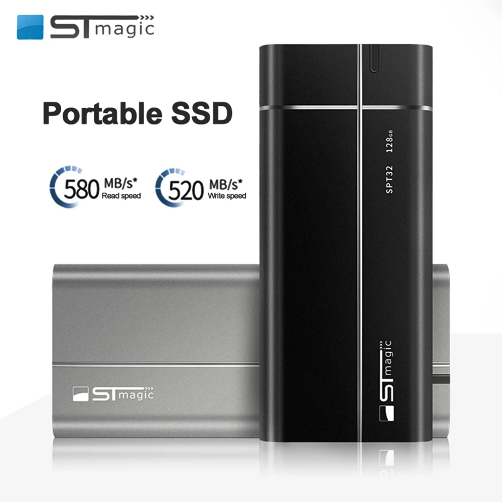 

External SSD 256GB Portable Solid State Drive Metal PSSD USB3.0 Flash Drive for Laptop Desktop