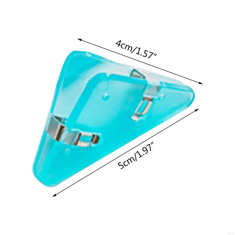 w89c 5pcs น่ารักมุมกระดาษที่หนีบไฟล์ขนาดเล็กคลิปโน้ตผู้ถือถือ 50 แผ่น