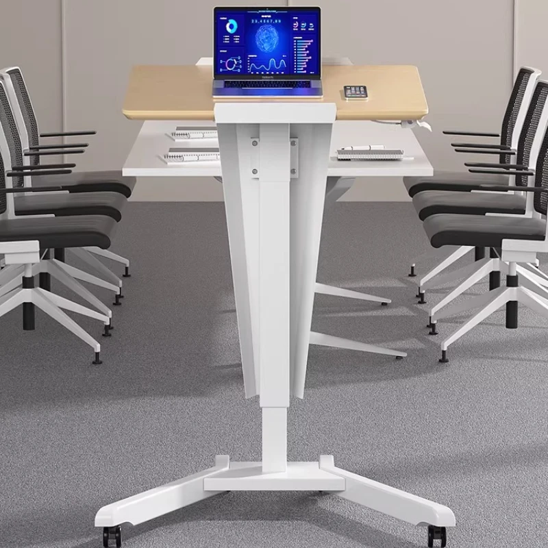 Speech Presentation Reception Desks Training Meeting Movable Reception Desks Adjustable Office Furniture Военное ДелоZY40JDT