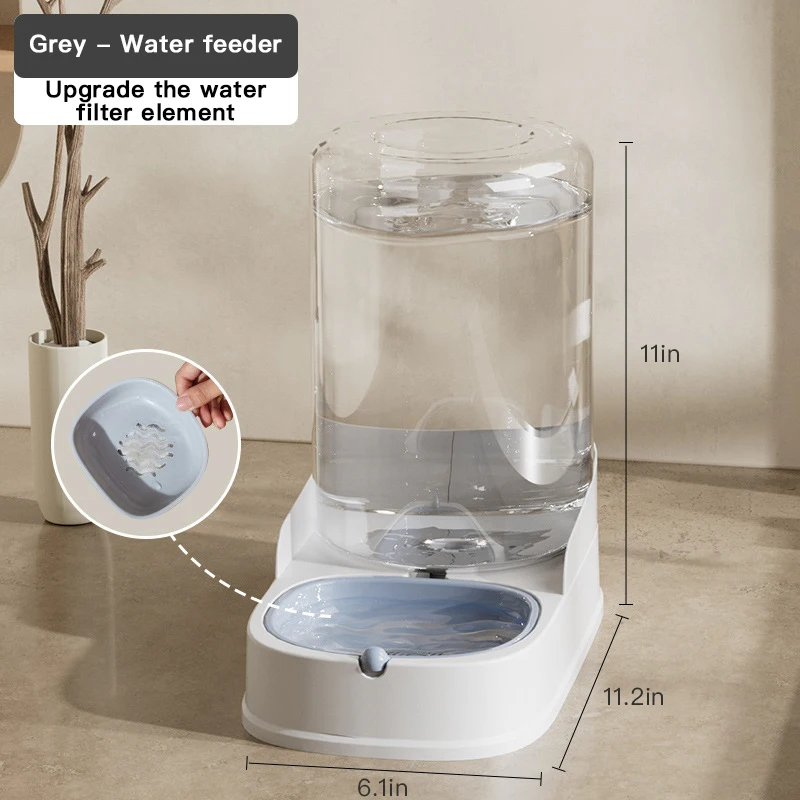 Kimpets Automatic Pet Feeding Water Dispenser Cat Water Dispenser Large Capacity For Dog Bowl Cat Bowl Pet Feeding Basin