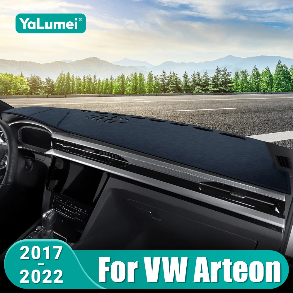 

For Volkswagen VW Arteon 2017 2018 2019 2020 2021 2022 Car Dashboard Mat Sun Shade Instrument Desk Non-slip Cover Accessories