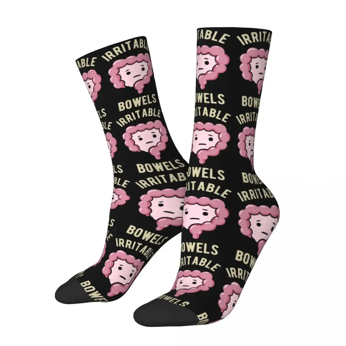 Irritable Bowels - Gastroenterology Socks Harajuku Super Soft Stockings All Season Long Socks for Unisex Birthday Present