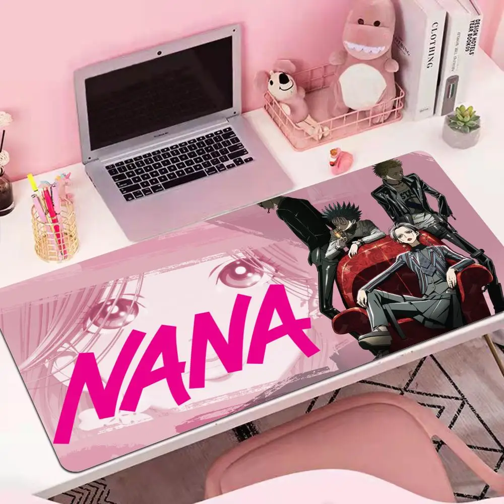 

Коврик для мыши Nana Osaki, настольный коврик, игровые коврики для клавиатуры, аксессуары для ПК, геймера, компьютерный и офисный коврик для мыши Xxl, настольный коврик, игровой коврик