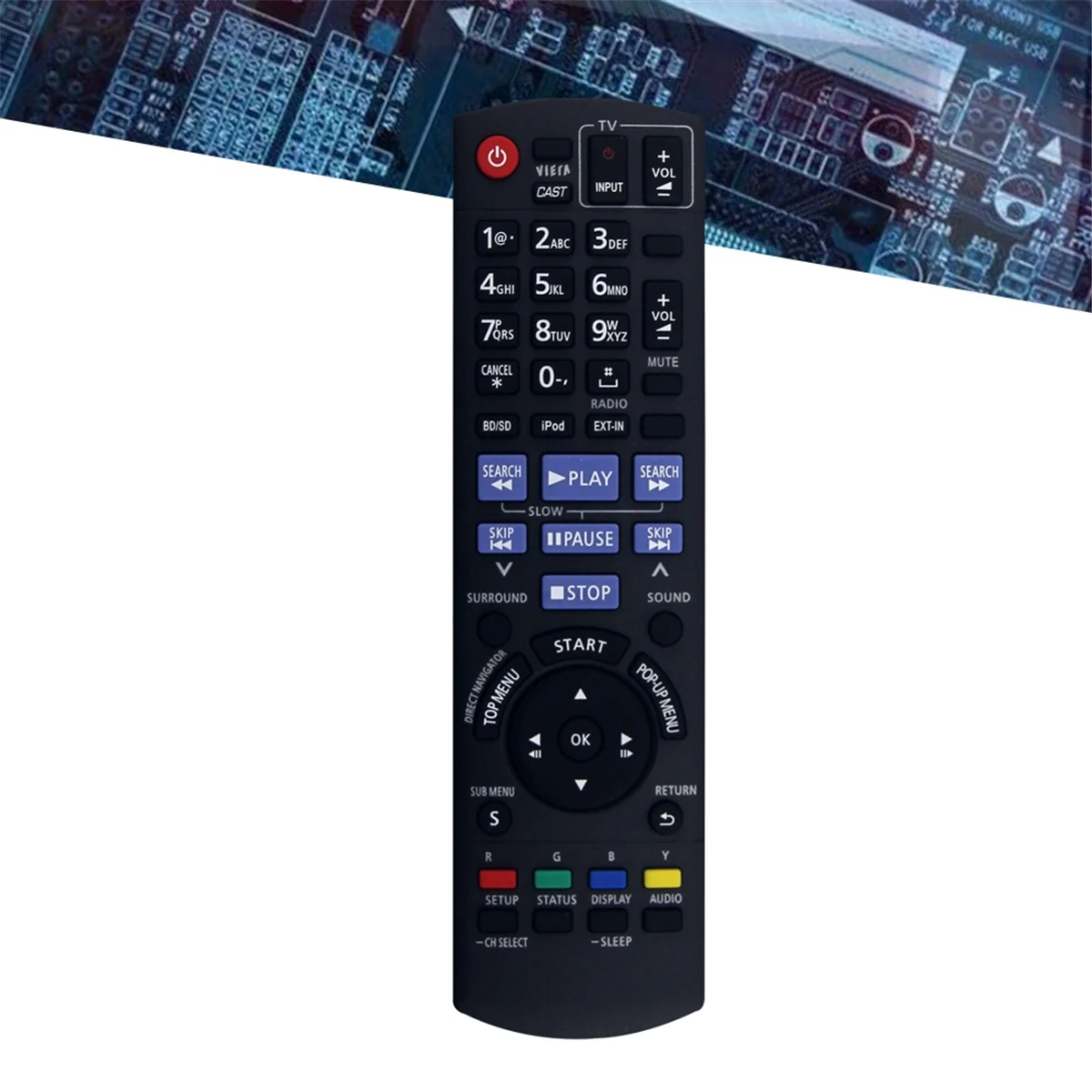 OIIRGO が N2QAKB を置き換えました 000072   パナソニック N2QAKB 用リモコン 000072   SA-BT207 ブルーレイホームシアターシステム