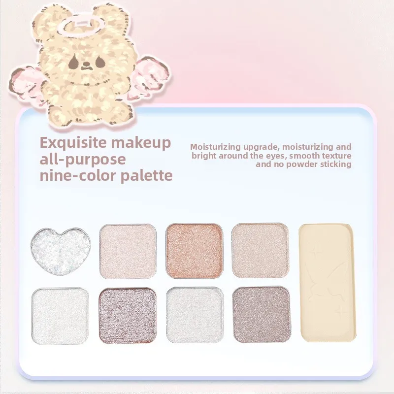 JILL LEEN 9 couleurs paillettes fard à paupières mat miroitant maquillage pour les femmes beauté longue durée paillettes ombre à paupières cosmétiques palette