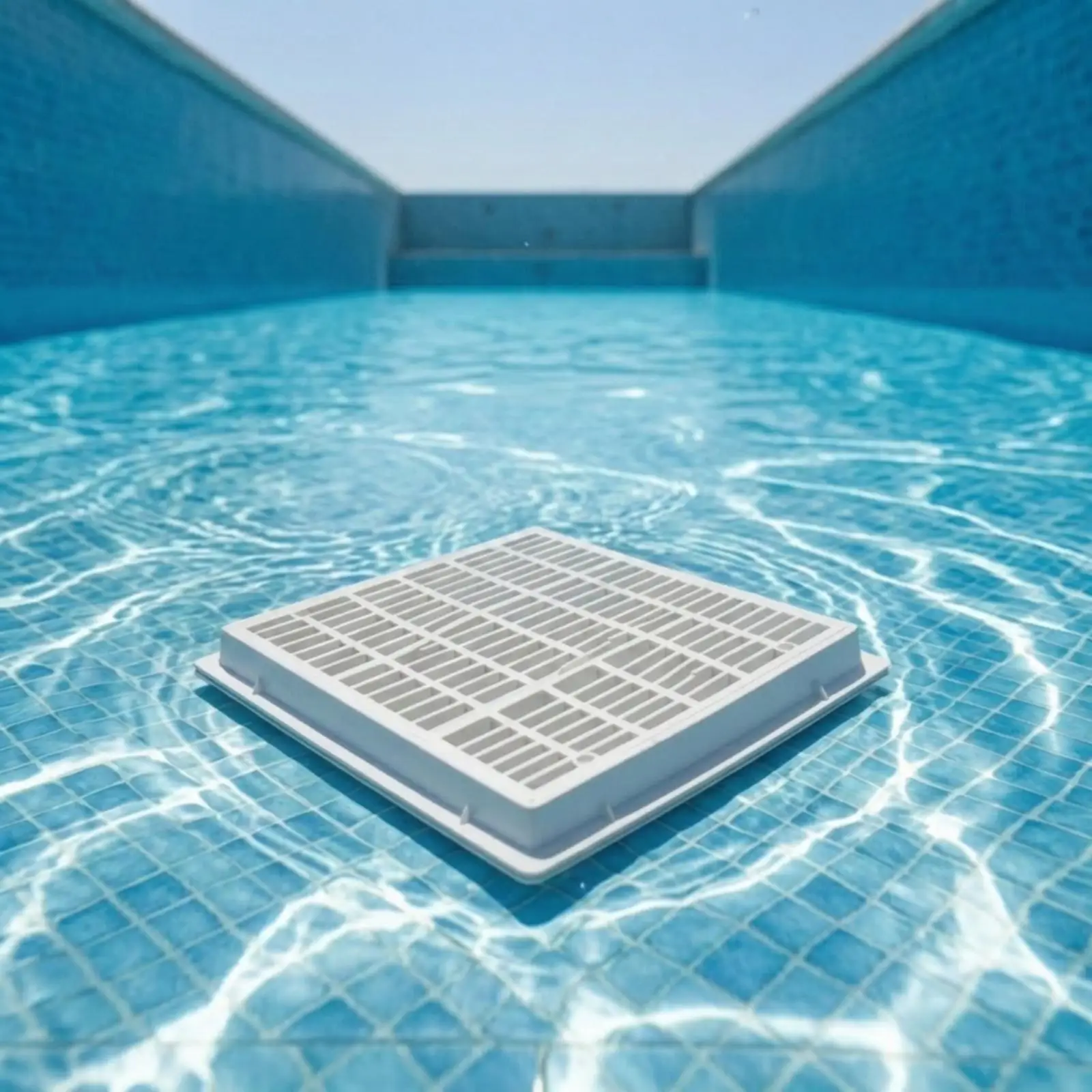 Pool Floor Drain Cover Long-Lasting Square Main Drainer Resistant for Spa