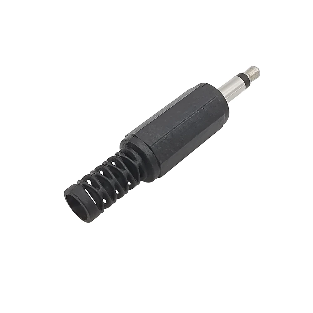 10/5Pcs Plastic 3.5 mm Male Plug Mono Audio Headphone Adapter Single Channel 3.5mm Plug Jack Solder Extension Cable Connector