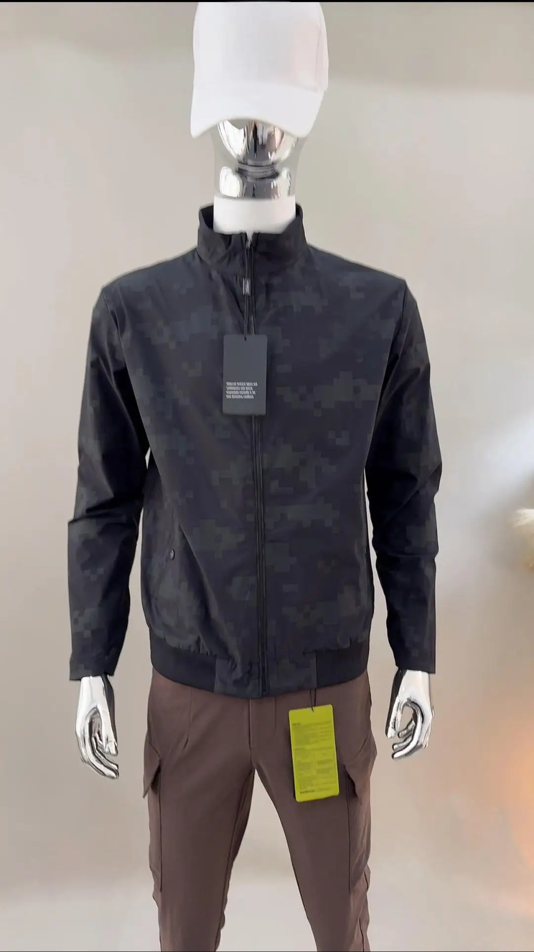 Men Thin Breathable Quick Dry Golf Outerwear Sun Protection Casual Lightweight Outdoor Sports Jacket Tops