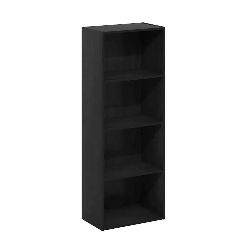 

Luder Bookcase / Book / Storage, 4-Tier, Blackwood