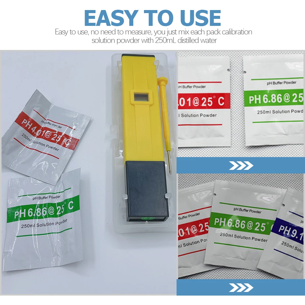 

15pcs Calibration Powder 4 01 6 86 Ph Calibration Solution 9 18 Solution Packets Buffer Kit For Water Pool Aquarium Testing