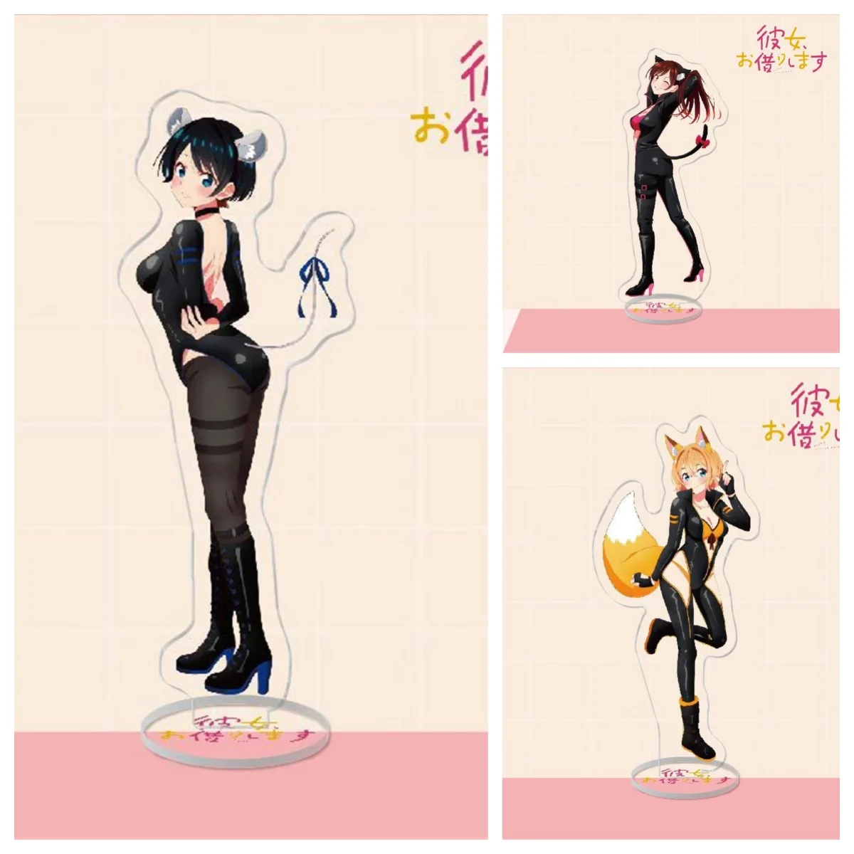 Charm Anime Rent A Girlfriend 15cm Acrylic Stand Model Cosplay Characters Ornament Accesorios Goods Collection fans Gifts