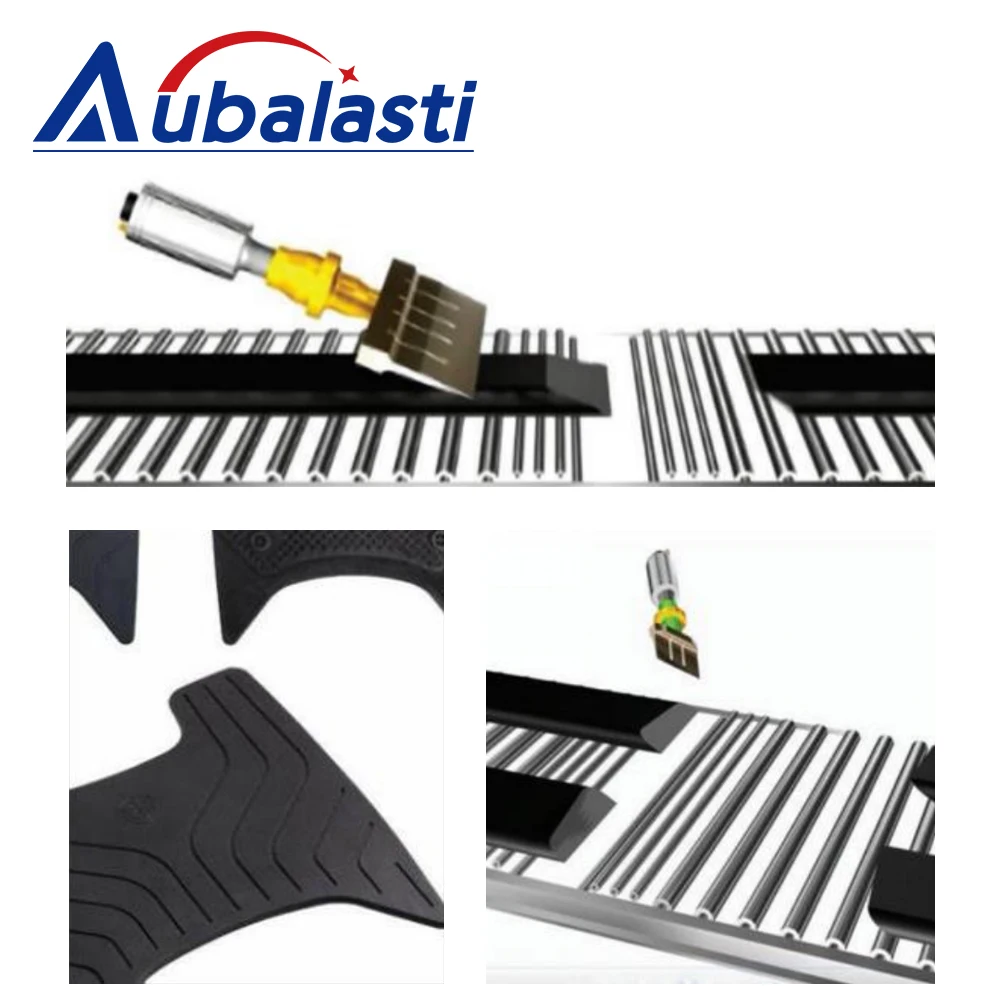 Aubalasti CNC Ultrasonic Rubber Cutter Knife 500-1000W 20Khz Cutter THK 80mm Amplitude 10-60μm for Rubber Material