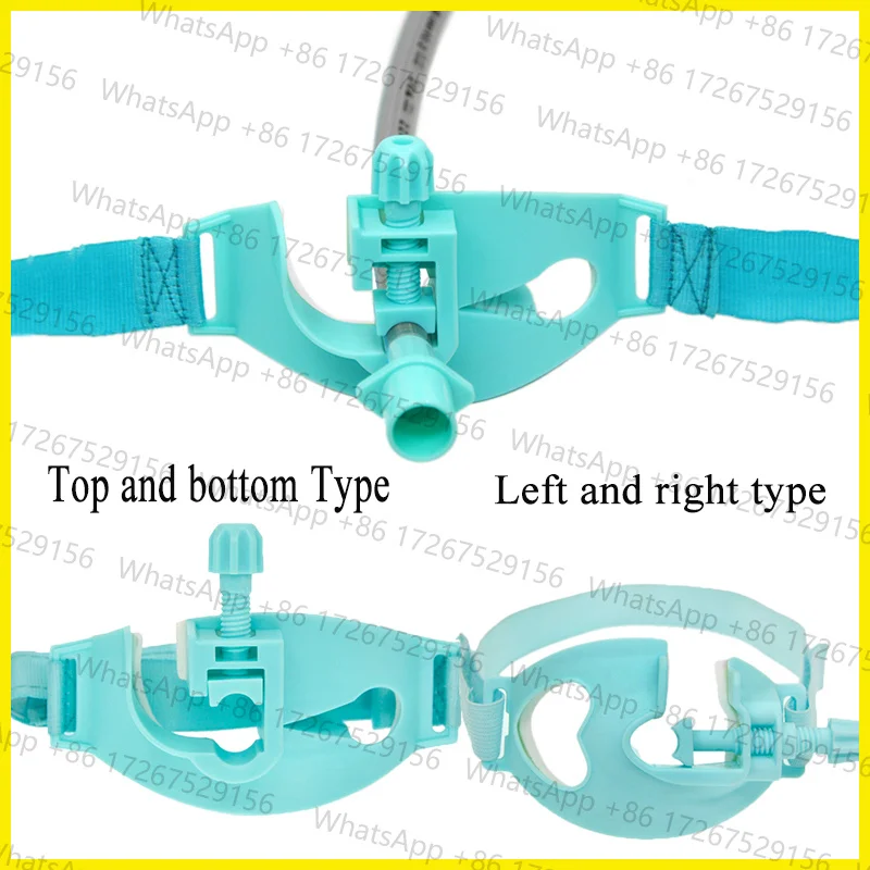 6PCS Tracheal Endotracheal Tube Holder Fixation Applicable General Anaesthesia Intubation ICU Breathing Supported Plastic Tools