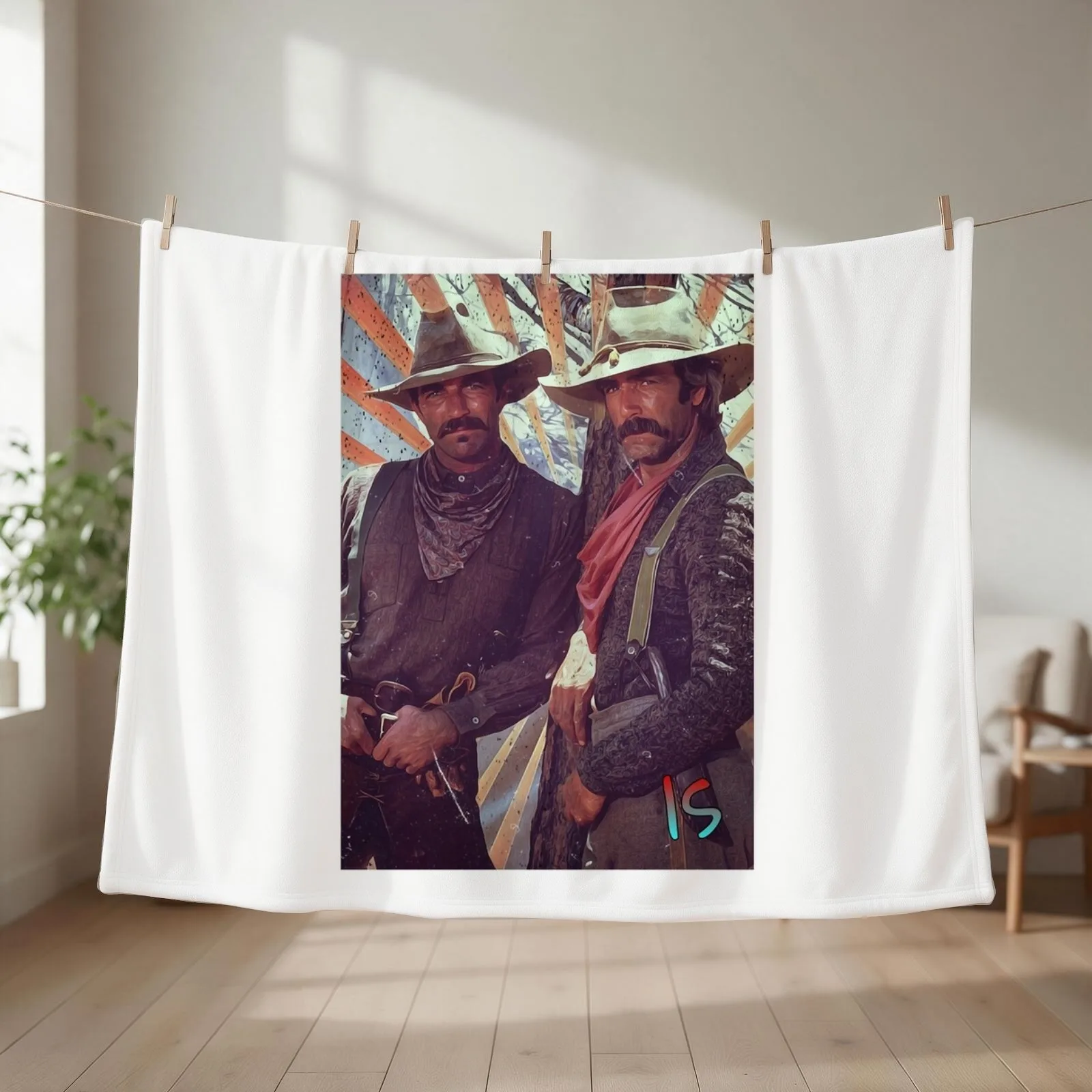 Sam Elliot Actor Received Many National Awards Golden Globe Academy Sam Elliot Tom Selleck Music Throw Blanket