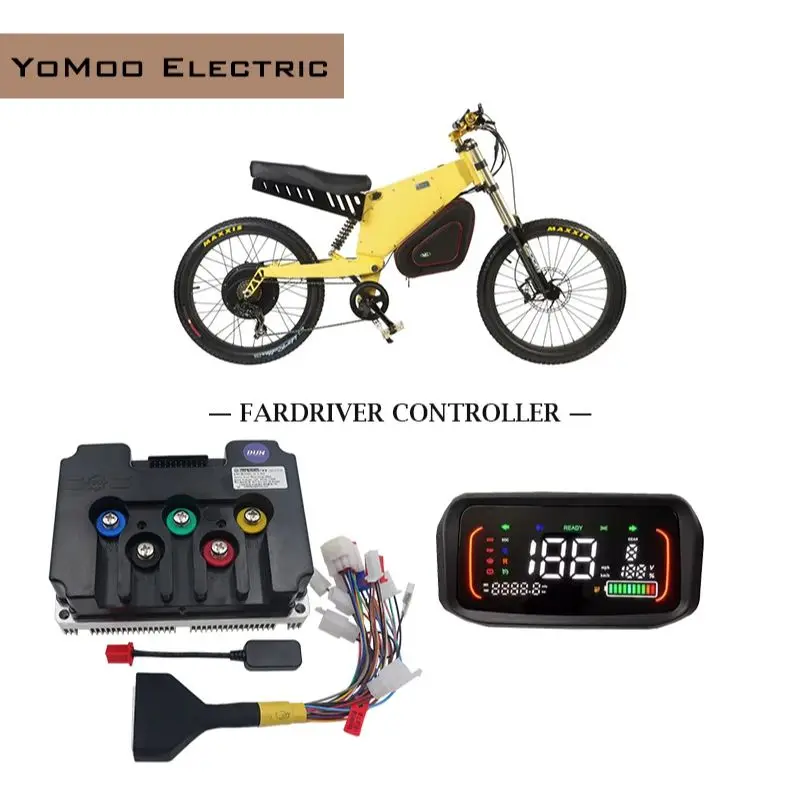 

8KW Fardriver ND721000 72V DC 550A Phase 1000A BLDC Sine Wave Motor Controller With N7 DisplayFor Electric Motorcycle ATV
