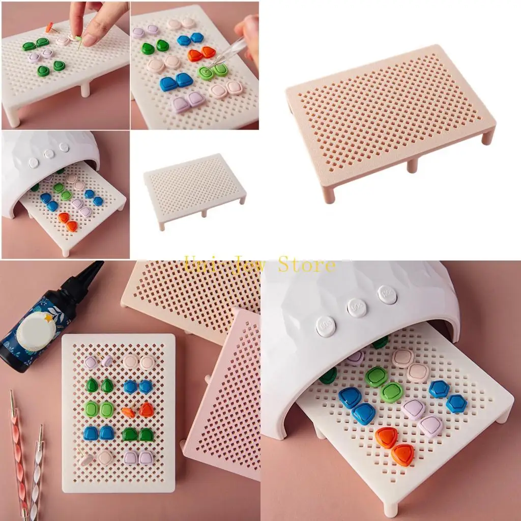 

40GB Ventilated Polymer Clay Earring Holder Plastic Drying Rack Craft Tool