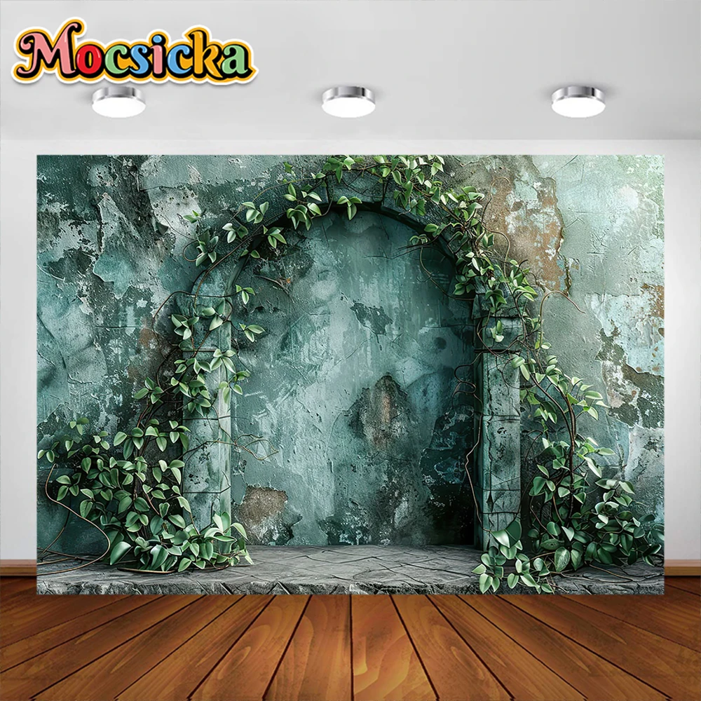 Mocsicka Arch Photography Background Realistic Texture Adult Birthday Wedding Maternity Portrait Decor Backdrop Studio Props