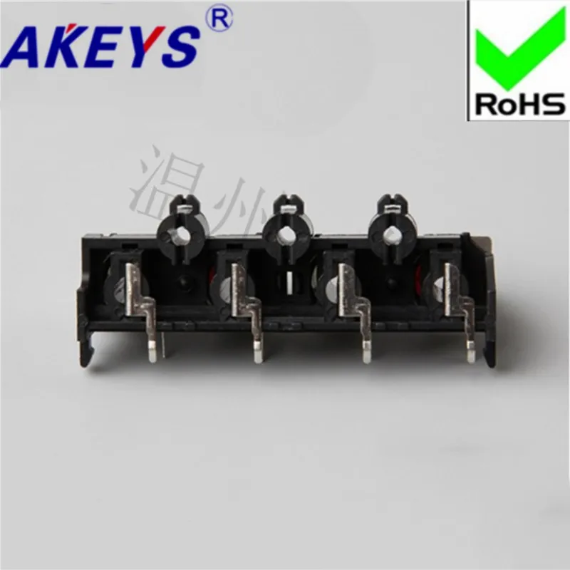 10 pcs AV4-8.4-14PB Socket 8-foot RCA seat 4-hole PCB welded seat lotus seat