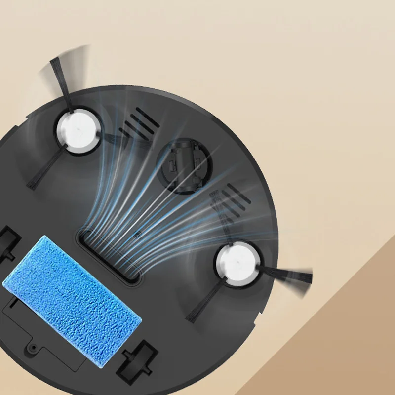 Robot Vacuum Cleaner 3-in-1 Electric Intelligent Pet Hair Cleaner Tool Usb Charging Convenient Mopping Household Home Machine