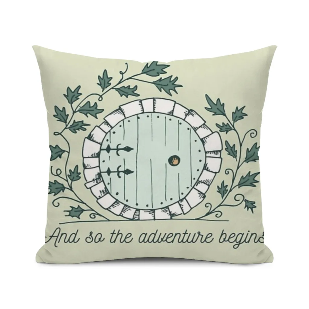 Baggins Door with Twigs Shirts New design 2021 Cushion Cover  Home Decor Sofa Pillow Home Pillowcase