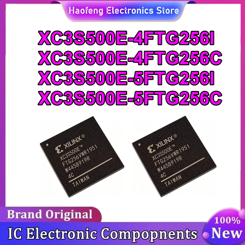 XC3S500E XC3S500E-4FTG256I XC3S500E-4FTG256C XC3S500E-5FTG256I XC3S500E-5FTG256C BGA256 IC Chip 100% New Original In Stock