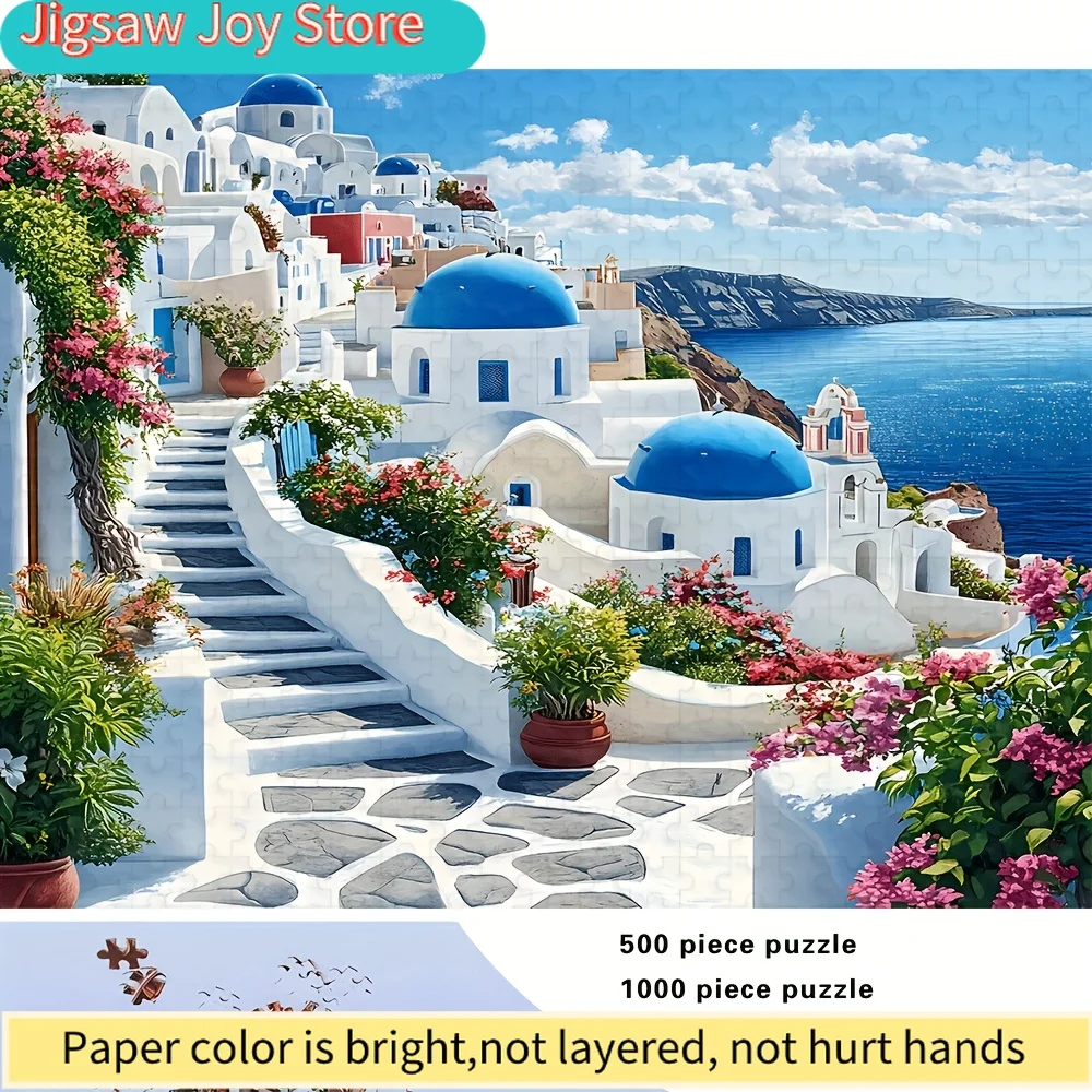 

A 500/1000pcs Adult Puzzle, High Quality, a Fun Family Game for Stress Relief, Perfect for Birthdays, Christmas, Halloween, An