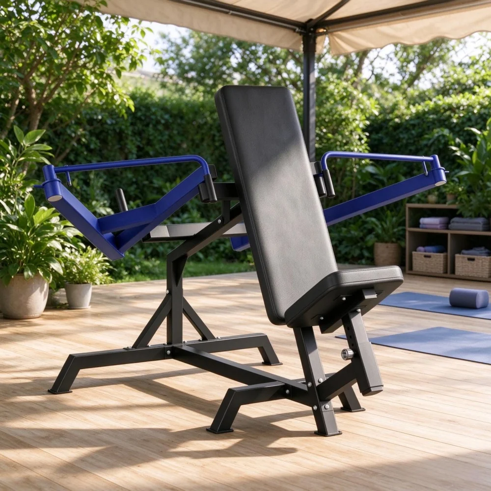 660 LB Seated Chest Fly and Chest Press Machine, Home Gym Strength Trainer with Adjustable Lever Arms & Adjustable Seat(Only 1pcs Seated Chest Press Machine)