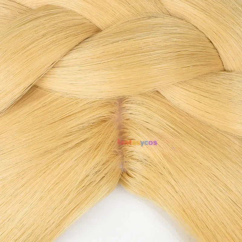 شعر مستعار مضفر بأذني قزم للنساء ، شعر اصطناعي ، مقاوم للحرارة ، الأميرة زيلدا ، شقراء ، عيد هالواين ، تنفس البرية